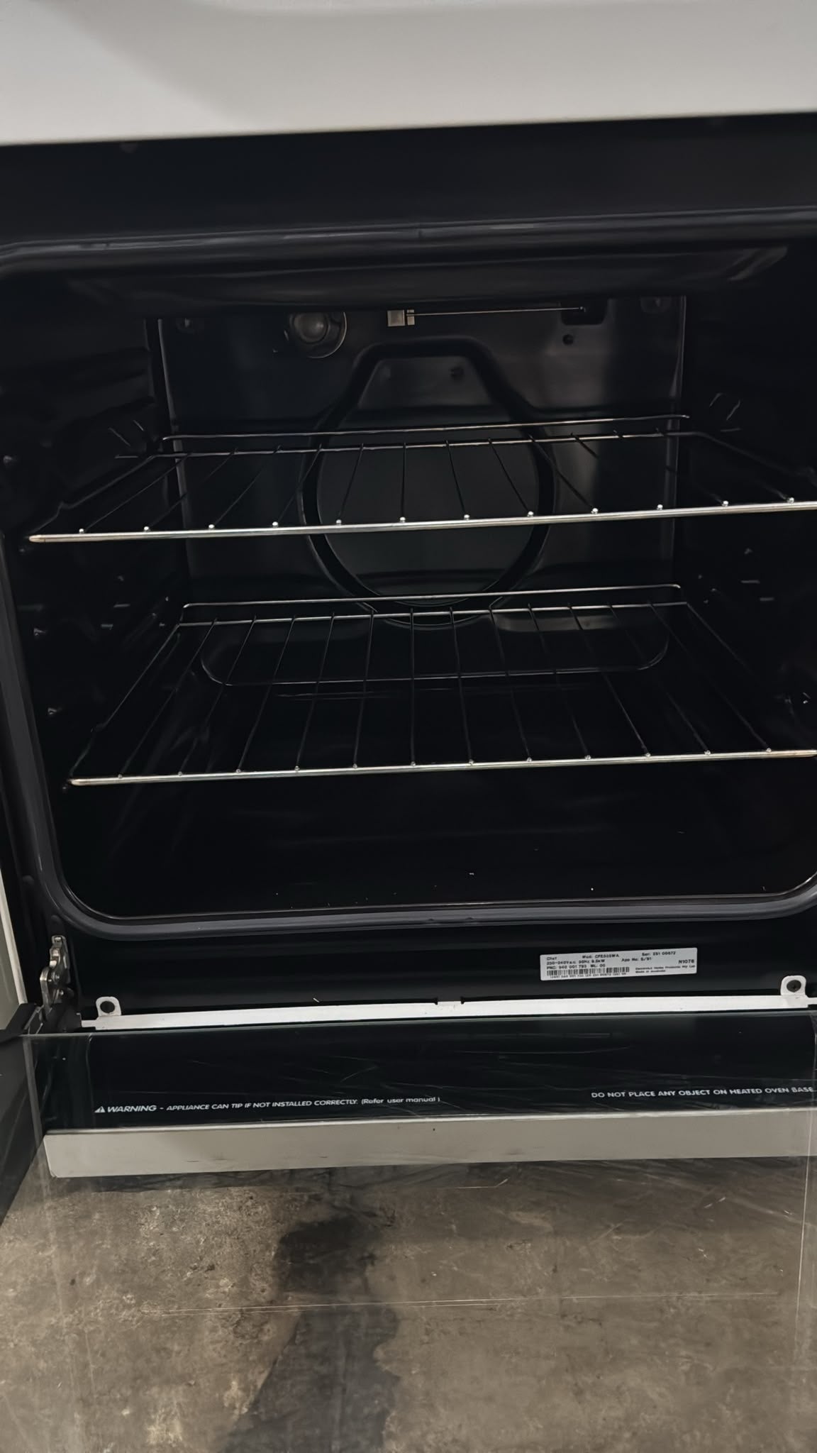 Chef 535 Freestanding Electric Stove 54cm (33561)