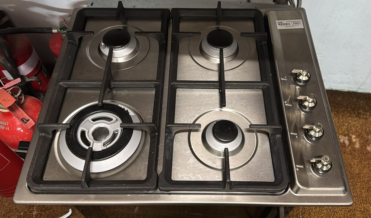 Smeg Natural Gas Cooktop 4 Burners, CIR66SX3 (33643)