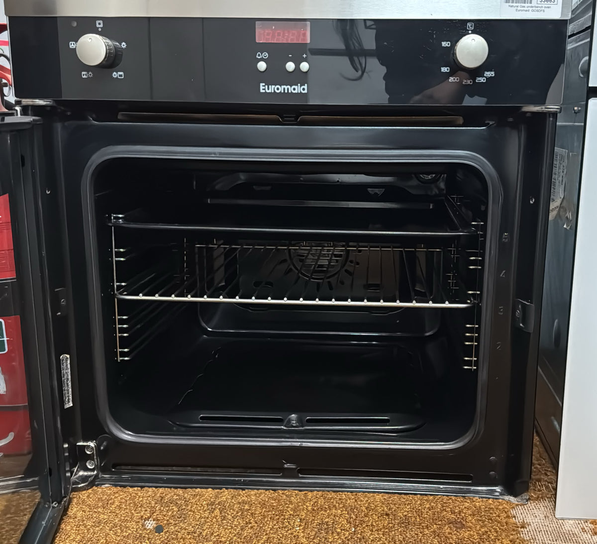 Euromaid Natural Gas Under bench Oven (33663)