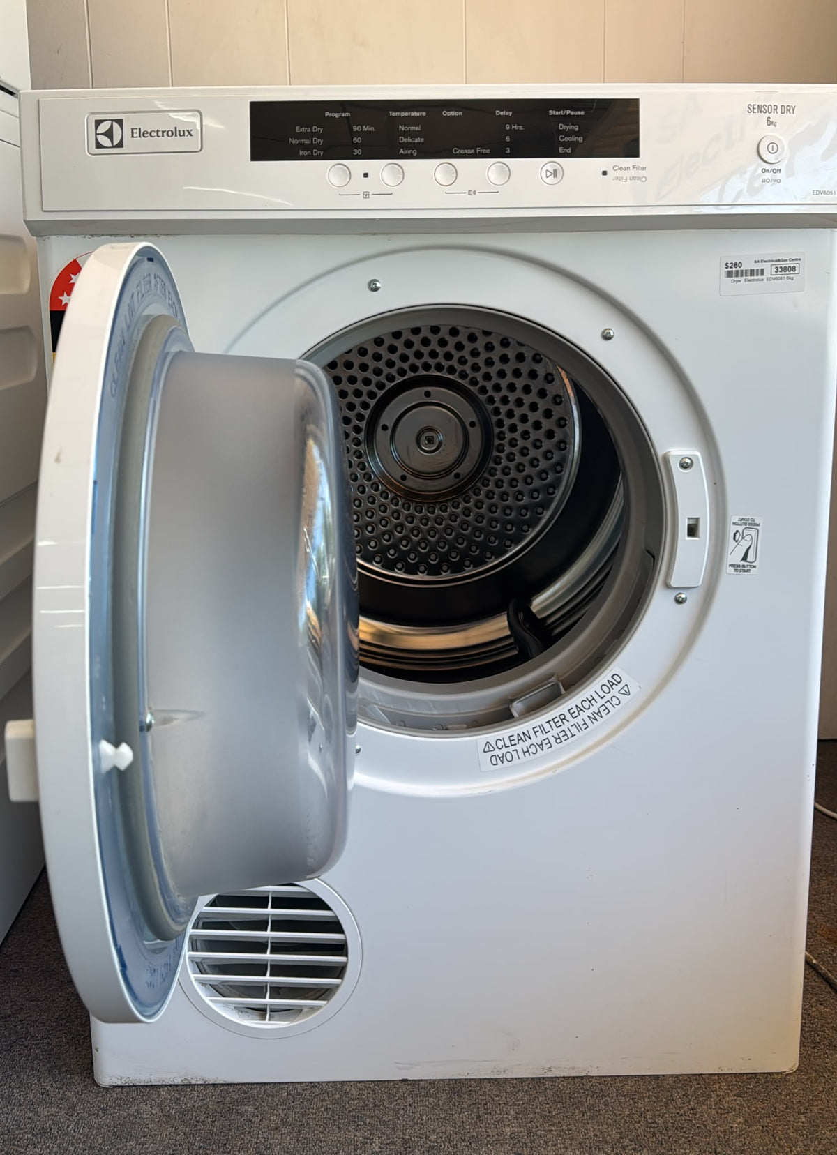 Electrolux Dryer 6kg, EDV6051 (33808)
