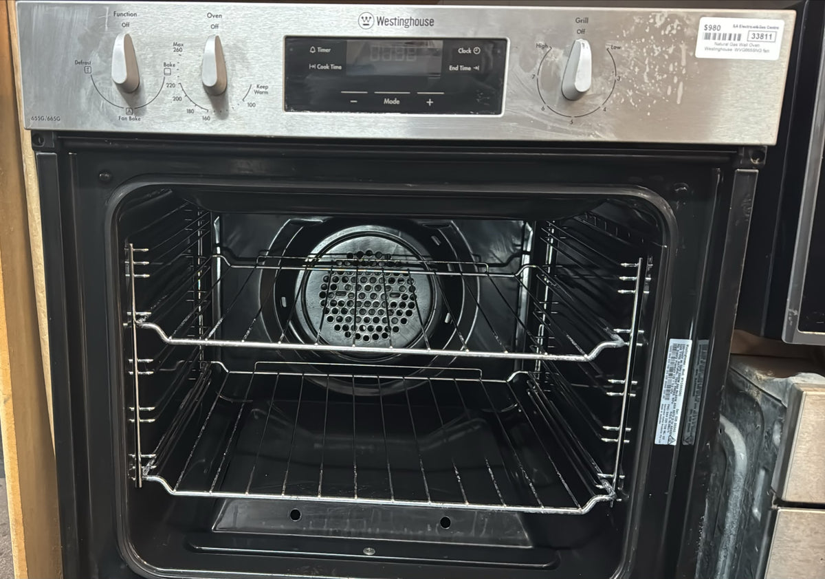 Westinghouse Fan Forced Natural Gas Wall Oven, WVG665SNG (33811)