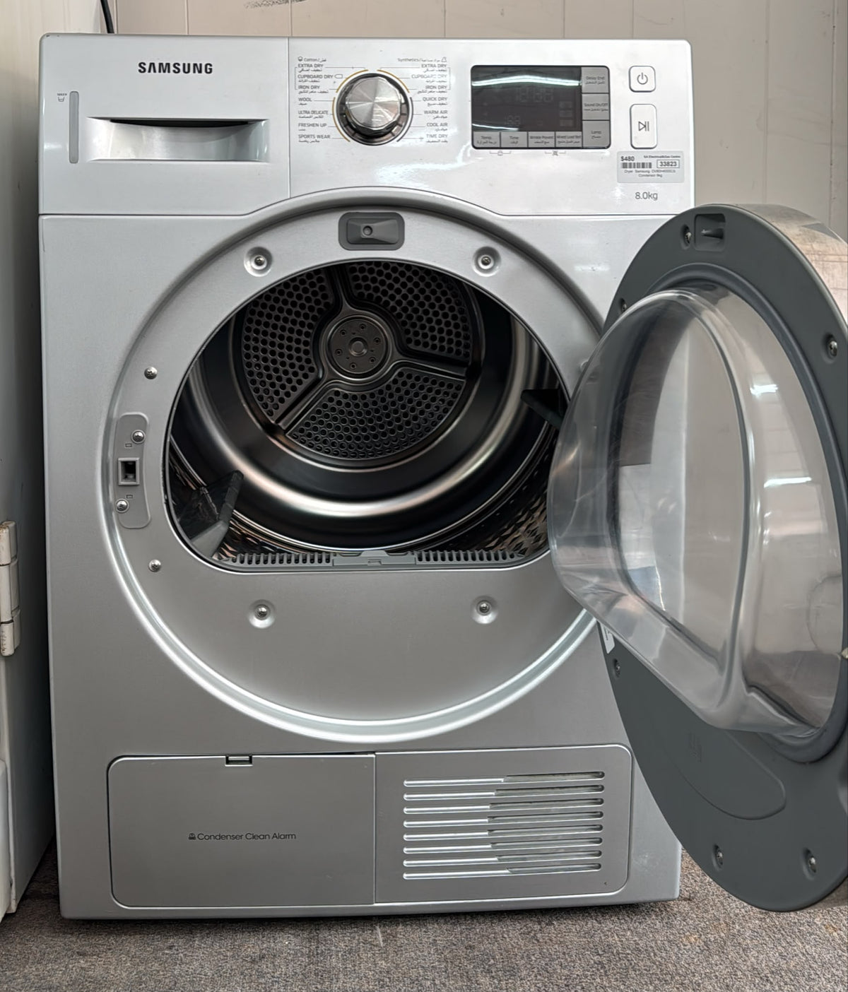 Samsung Dryer 8kg, DV80H4000CS (33823)
