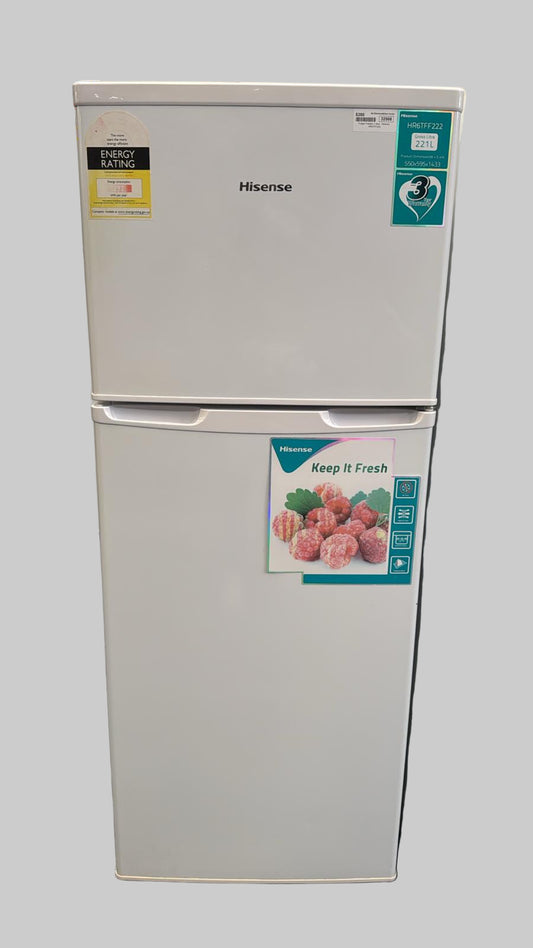 Hisense Bottom Mount Fridge Freezer 221L, HR6TFF222 (32566)