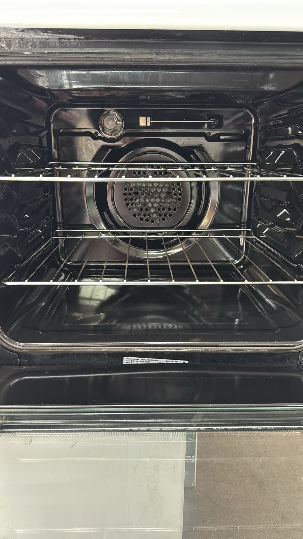 Westinghouse Fan Forced Natural Elevated Electric Stove,PEK1350W-R (32911)