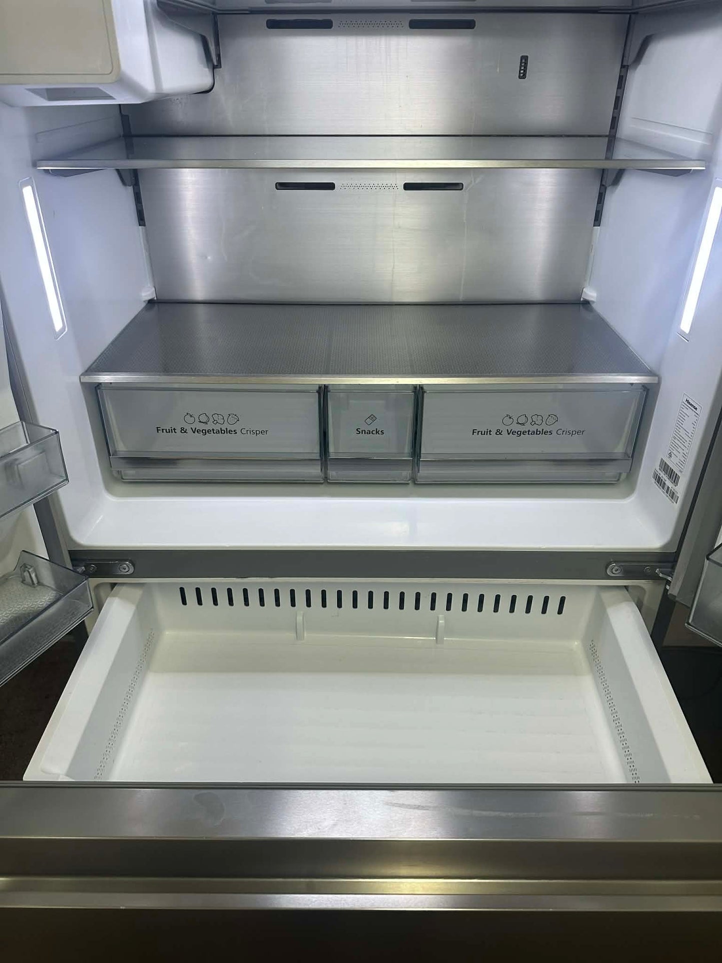 Hisense French Door Fridge Freezer 560L 30326LT Stainless (33022)