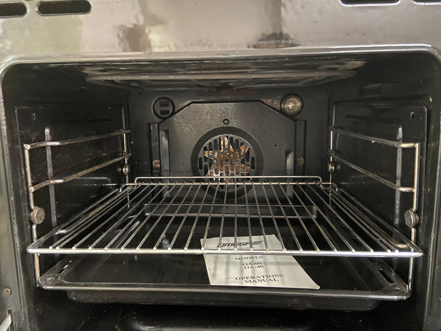 Omega Fan Forced Electric Underbench Oven