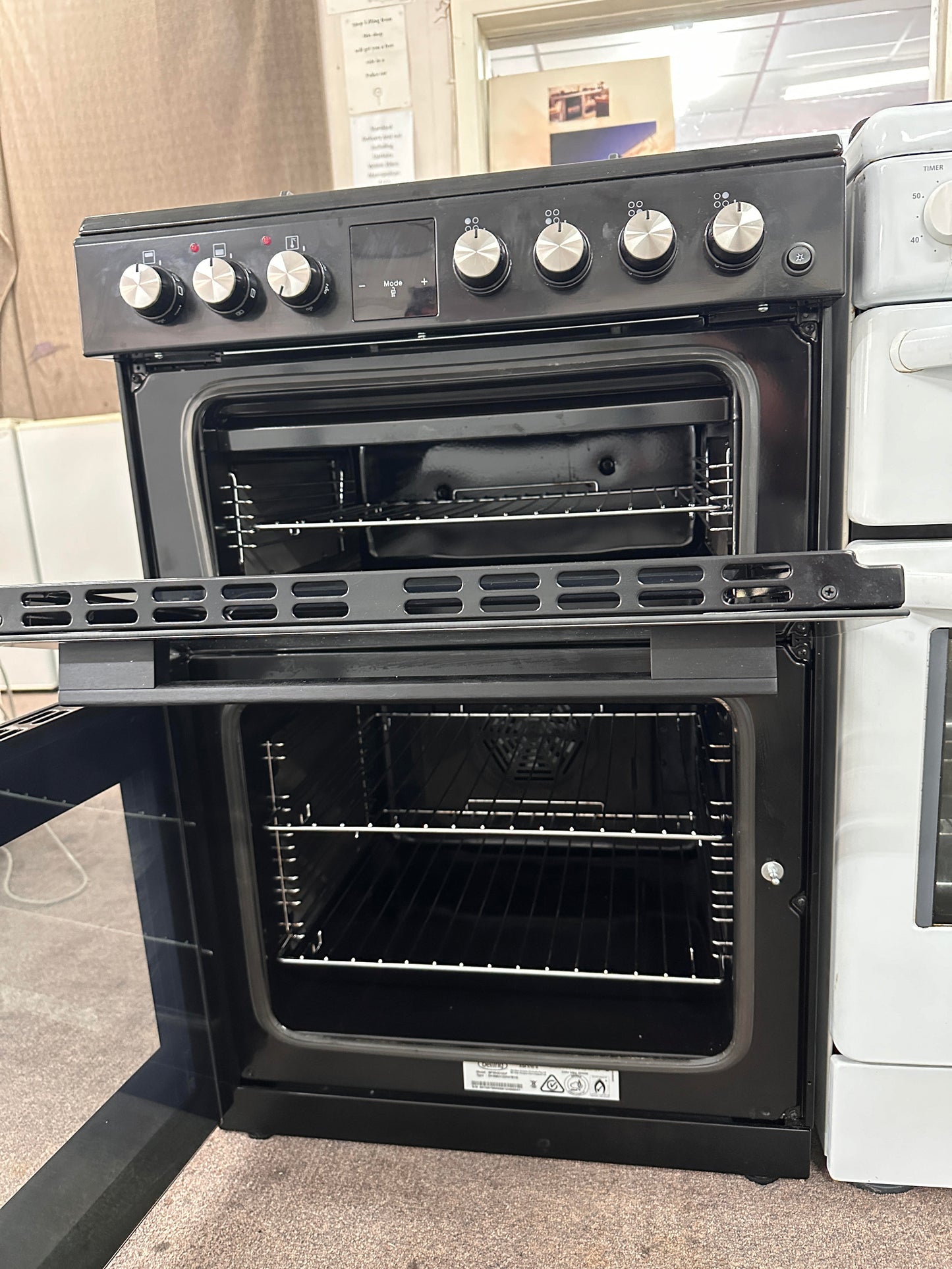 Belling 60cm Fan Forced Dual Fuel Double Oven Freestanding Stove BFS60DODF