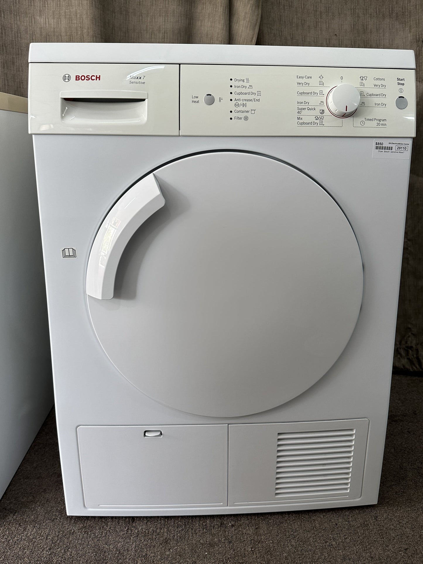 Bosch Dryer 7kg WTE84101AU