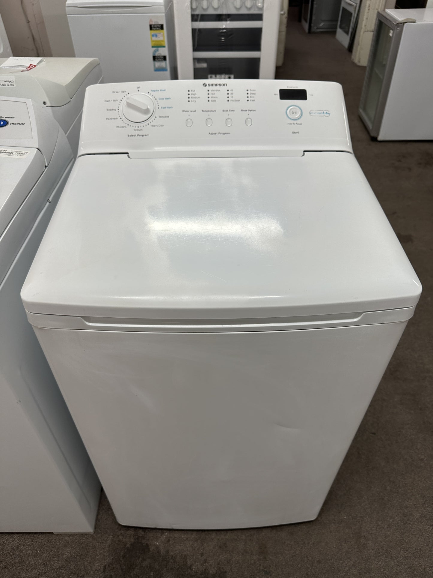 Simpson Top Loader Washing Machine 5.5kg SWT5542