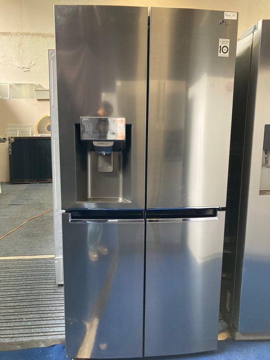 LG French Door Stainless Fridge Freezer 570L GF-L570PL (32343)