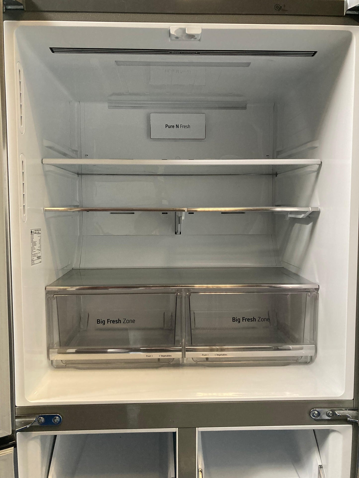 LG French Door Stainless Fridge Freezer 570L GF-L570PL (32343)