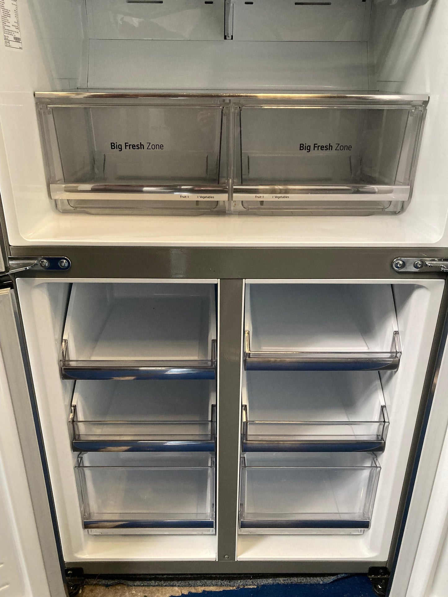 LG French Door Stainless Fridge Freezer 570L GF-L570PL (32343)