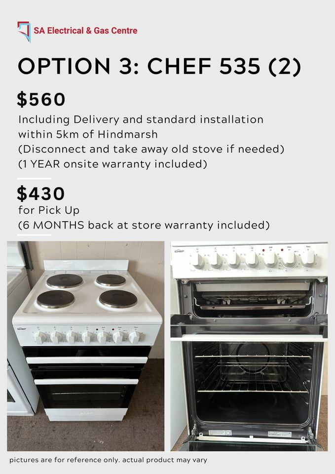 54cm Electric Upright Cooker - Refurbished