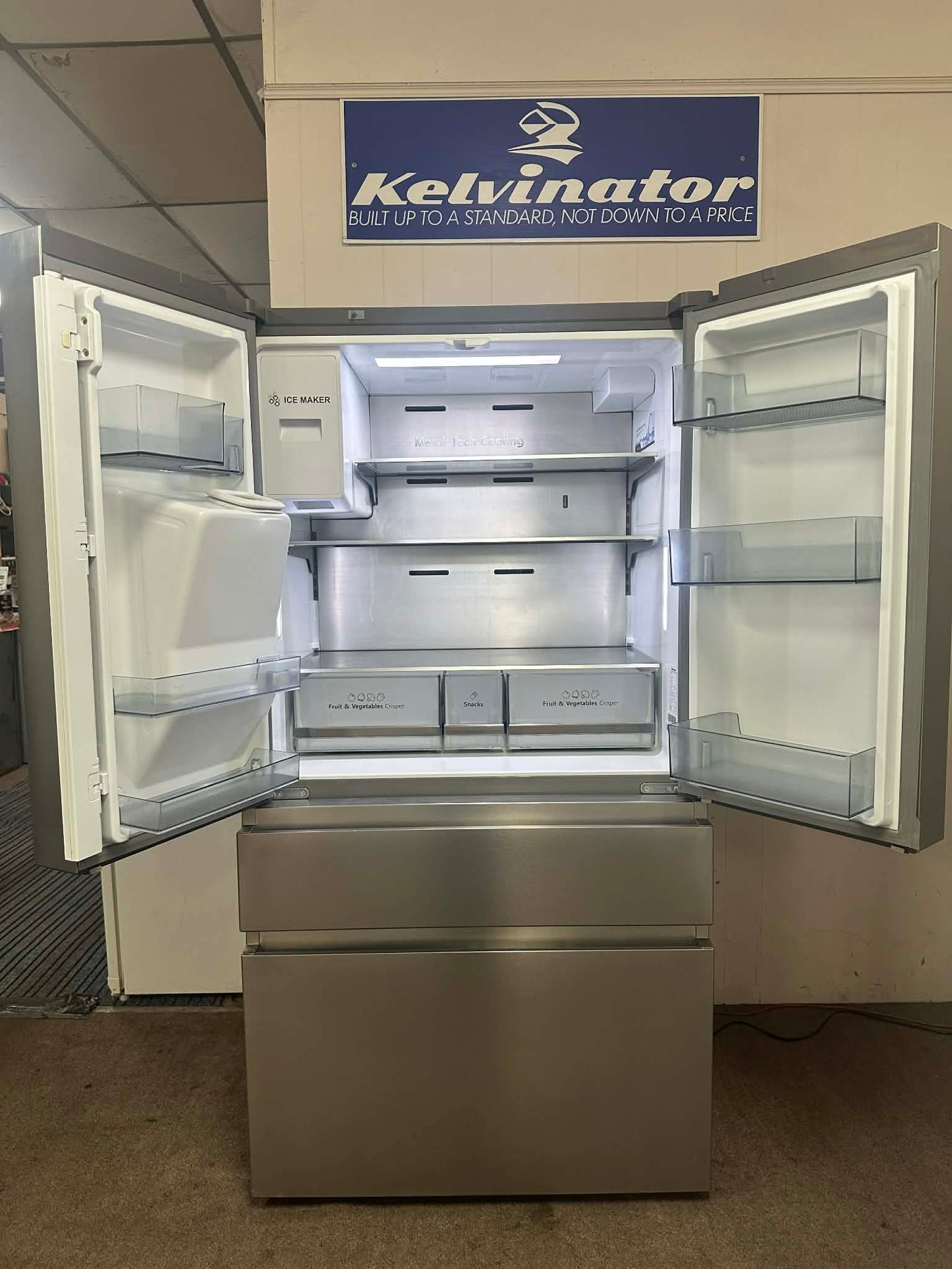 Hisense French Door Fridge Freezer 560L 30326LT Stainless (33022)