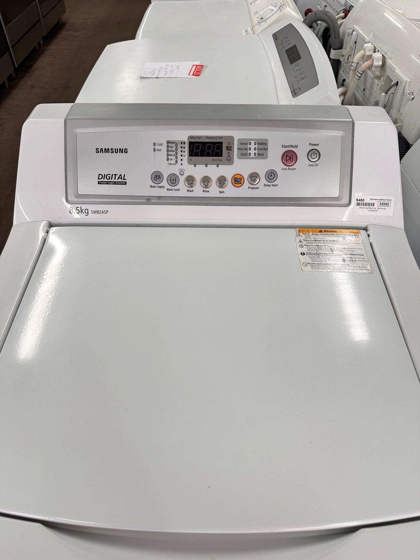 Samsung Top Loader Washing Machine 8.5kg SW82ASP