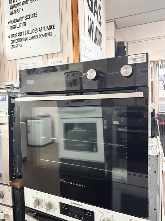 Fisher & Paykel Fan Forced Electric Underbench Oven OB60SC5LB1 Black