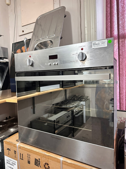 Fisher & Paykel Fan Forced Electric Underbench Oven OB60SLMFX2 Stainless Steel