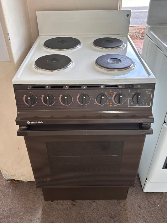 Simpson Nova Upright Cooker Freestanding Electric Stove 53cm