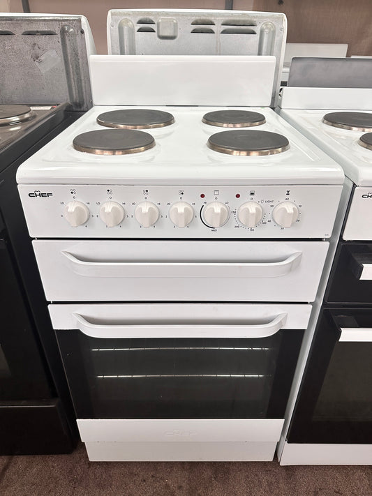 Chef 54cm Upright Cooker Freestanding Electric Stove 535