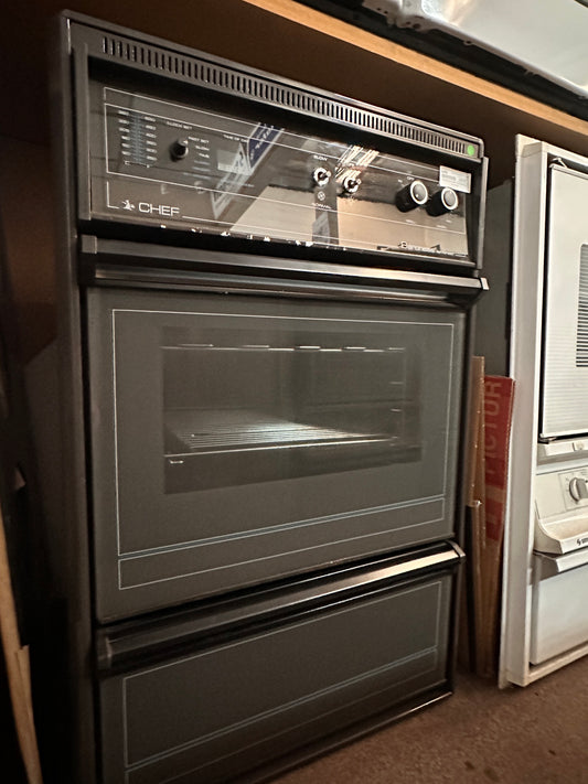 Chef Baroness Fan Forced Electric Wall Oven Brown