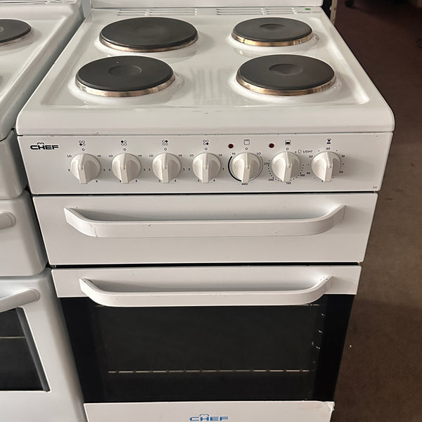 Chef 54cm Upright Cooker Freestanding Electric Stove 535