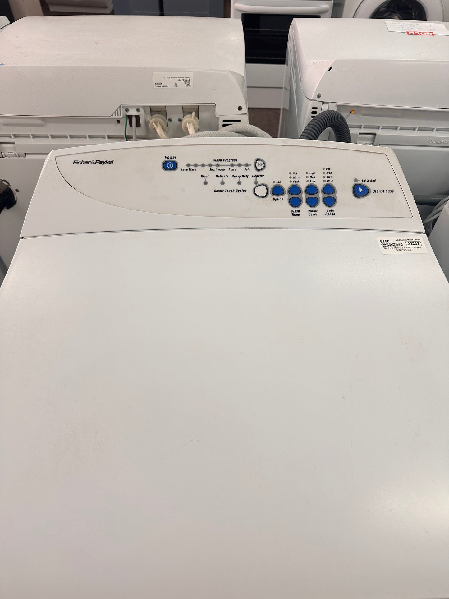 Fisher & Paykel Top Loader Washing Machine 5.5kg MW512