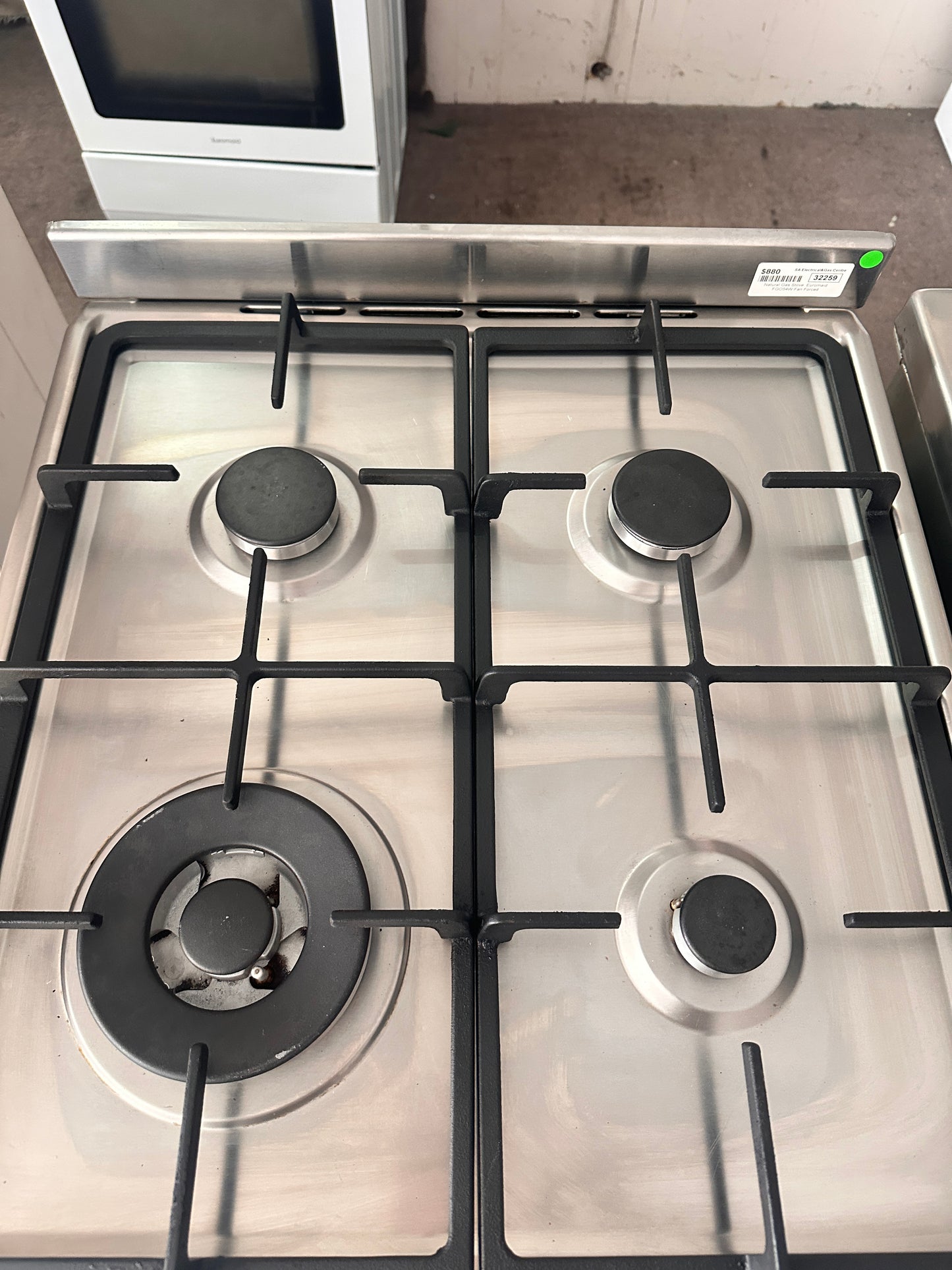 Euromaid 54cm Fan Forced Natural Gas Freestanding Stove FGO54S Stainless