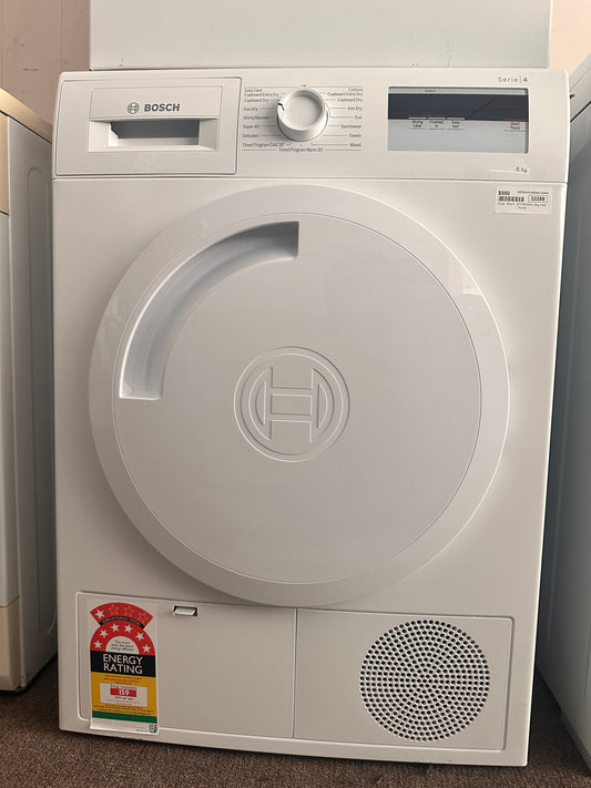 Bosch Series 4 8kg Heat Pump Tumble Dryer WTH8300AU