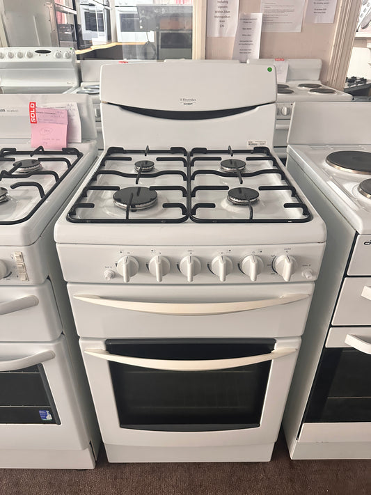 Electrolux Chef 54cm Natural Gas Freestanding Stove GUC5115WNG*20