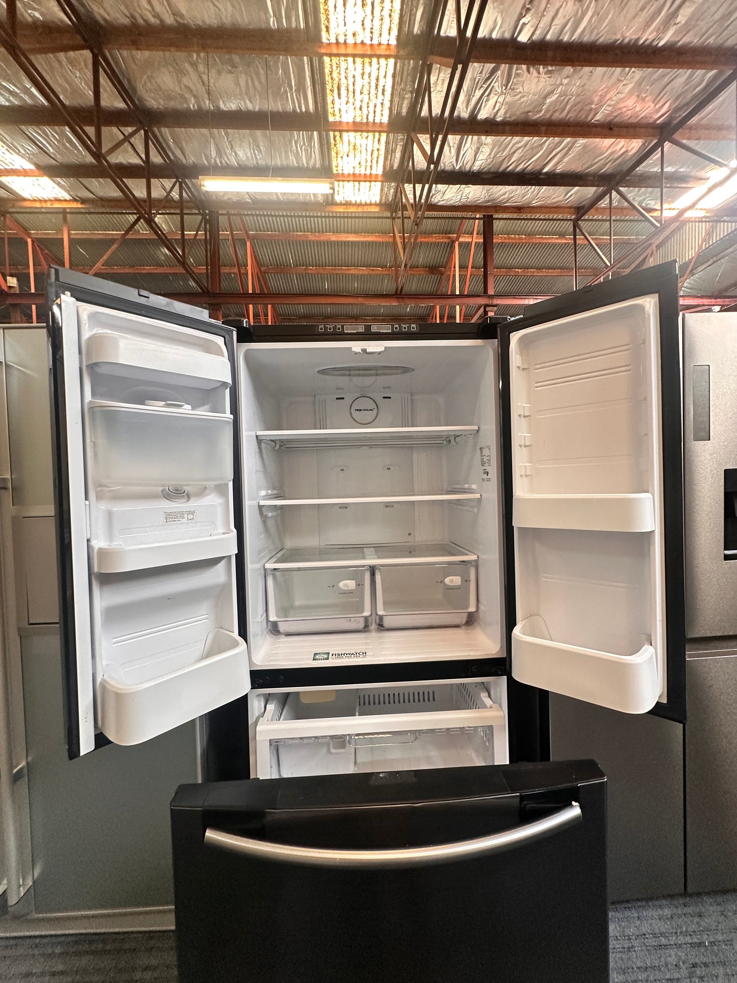 Samsung French Door Fridge Freezer 583L SRF582DBLS 583L Black