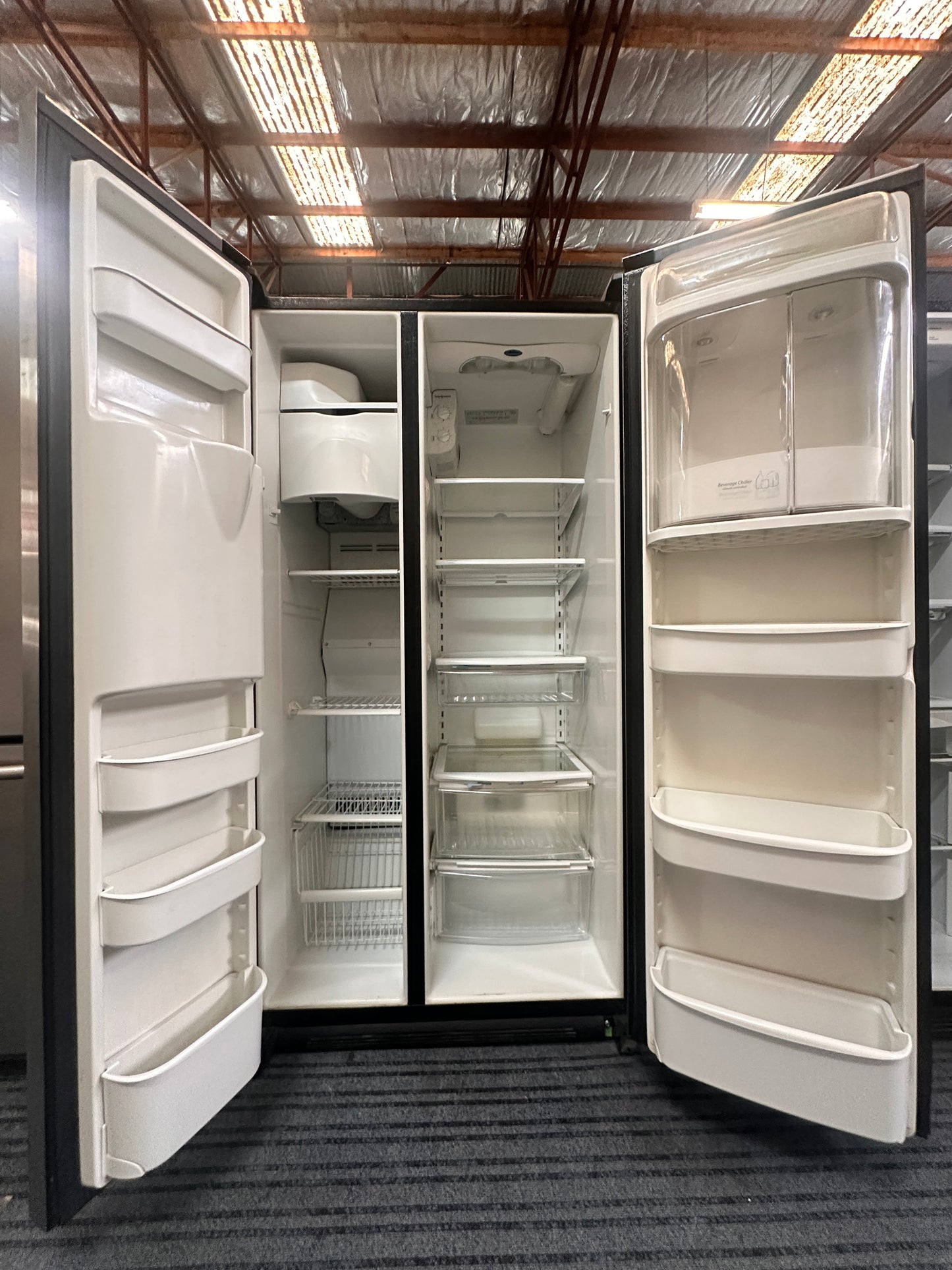 Amana Side by Side Fridge Freezer 661L XRSS465BB  Stainless Steel