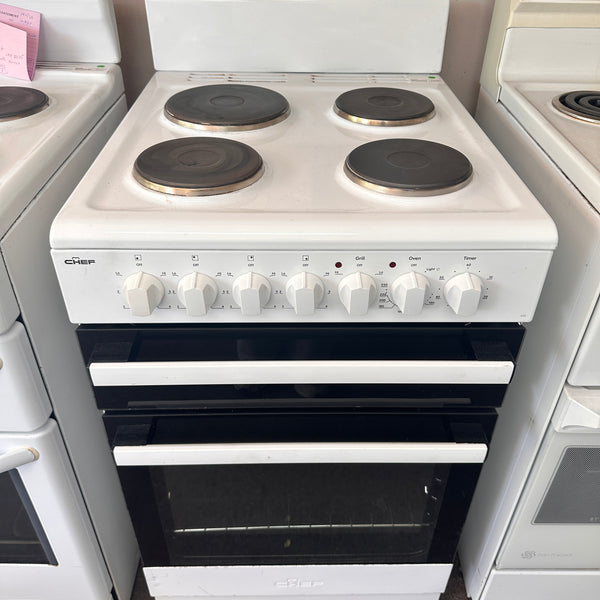 Chef 54cm Upright Cooker Freestanding Electric Stove 533