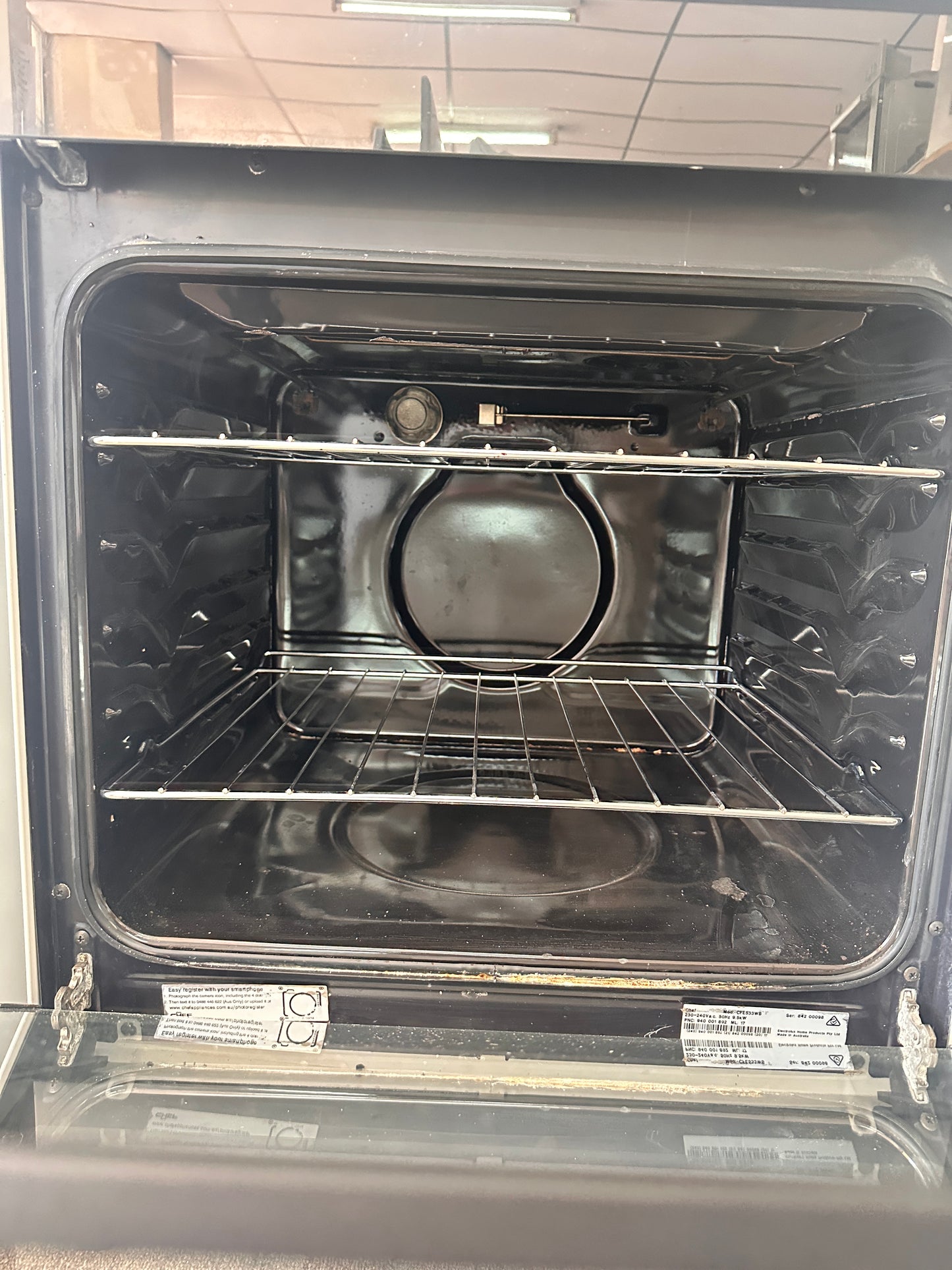Chef 54cm Upright Cooker Freestanding Electric Stove 533