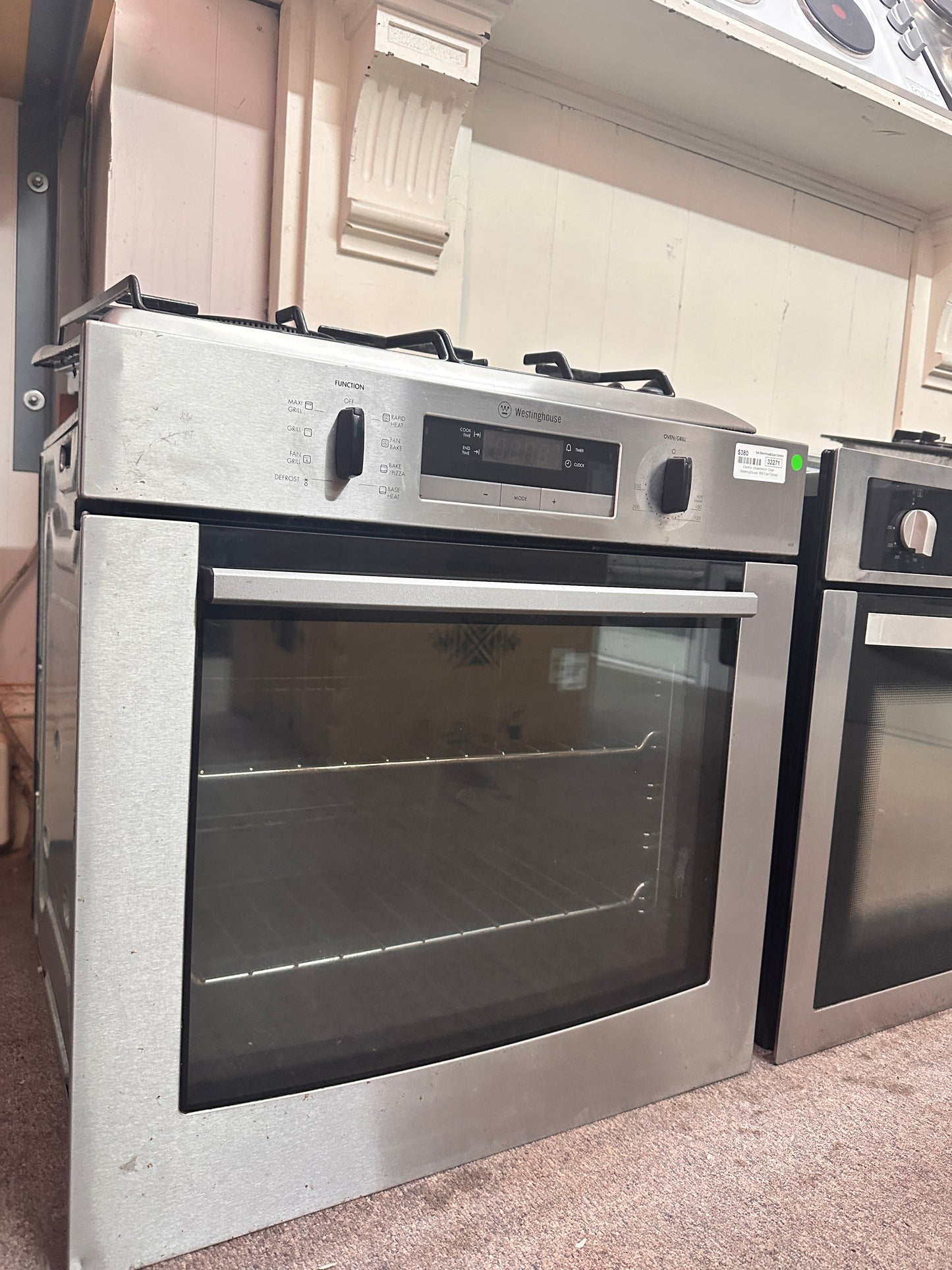 Westinghouse Fan Forced Electric Underbench Oven 668 Stainless