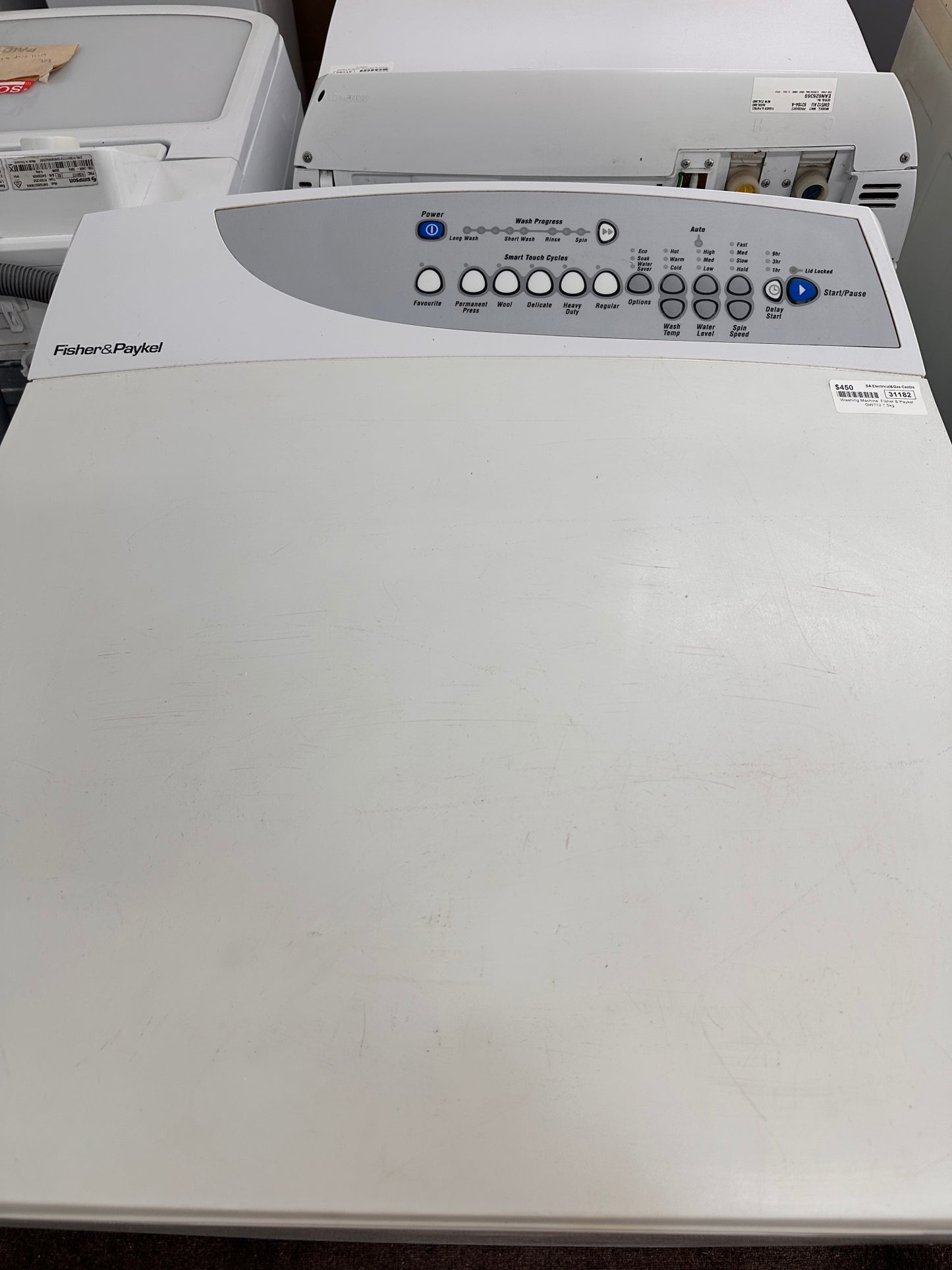 Fisher & Paykel Top Loader Washing Machine 7.5kg GW712