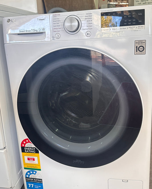 LG Front Loader Washing Machine Direct Drive 7.5kg WV5-1275W