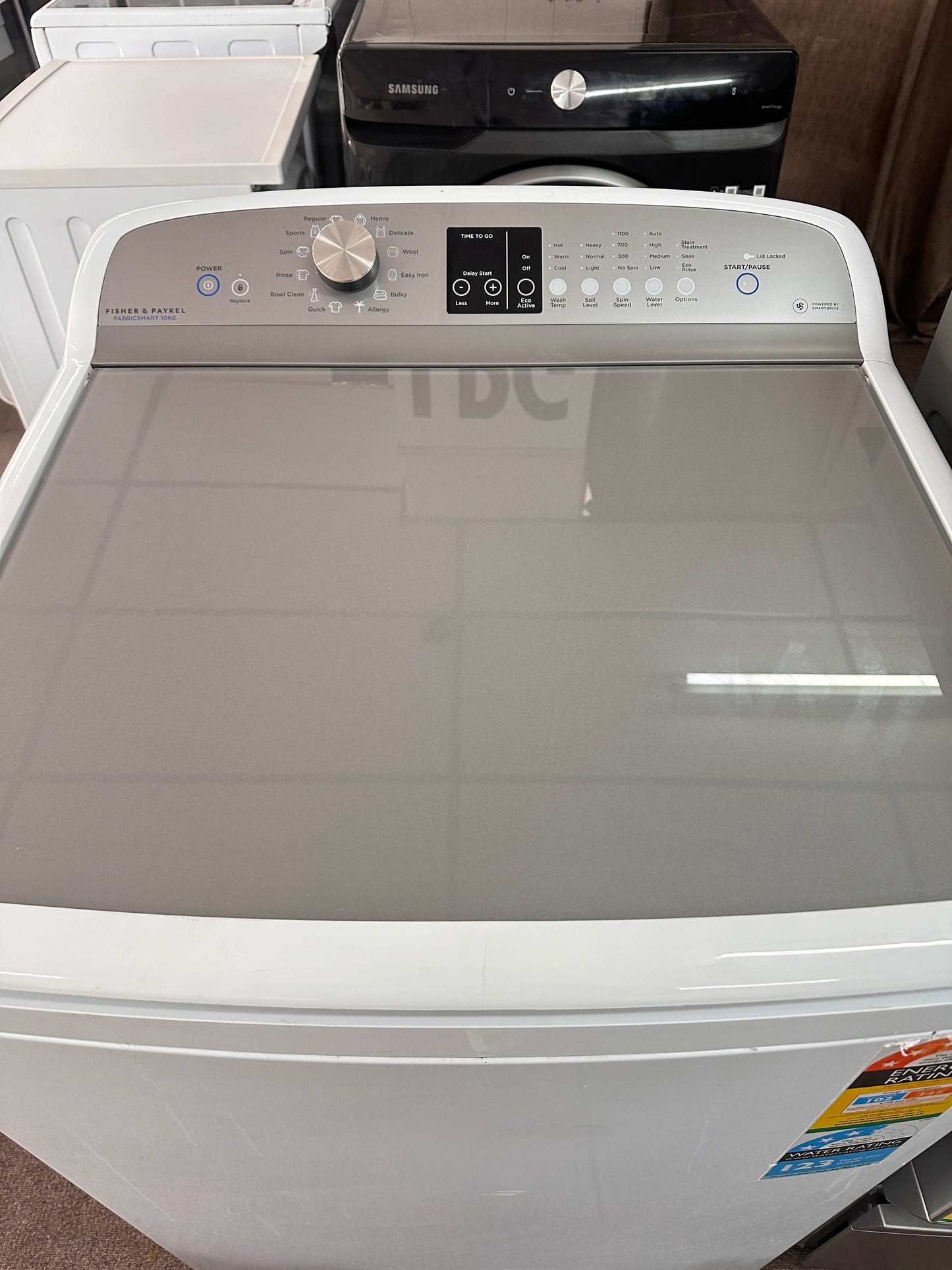 Fisher & Paykel Top Loader Washing Machine 10kg WA1068P