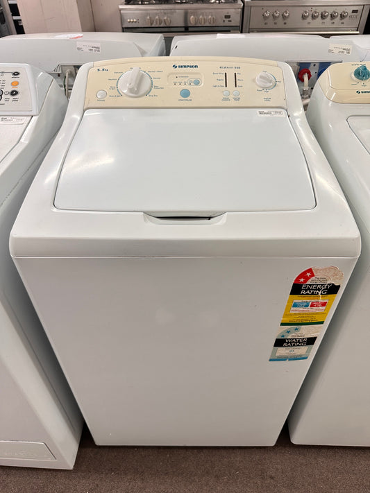 Simpson Top Loader Washing Machine 5.5kg Ezi550