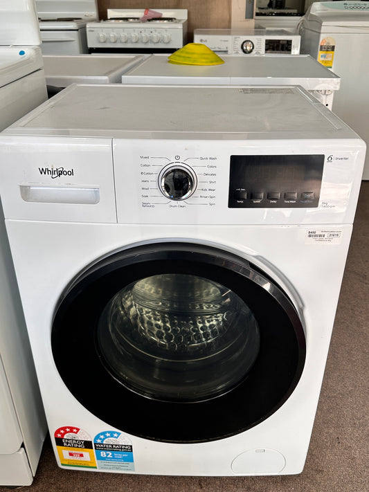 Whirlpool Front Loader Washing Machine 8kg FWRB8002IW