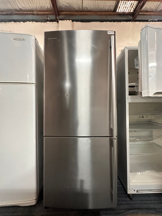 Westinghouse Bottom Mount Fridge Freezer 430L WBM4304SB-L Stainless Steel