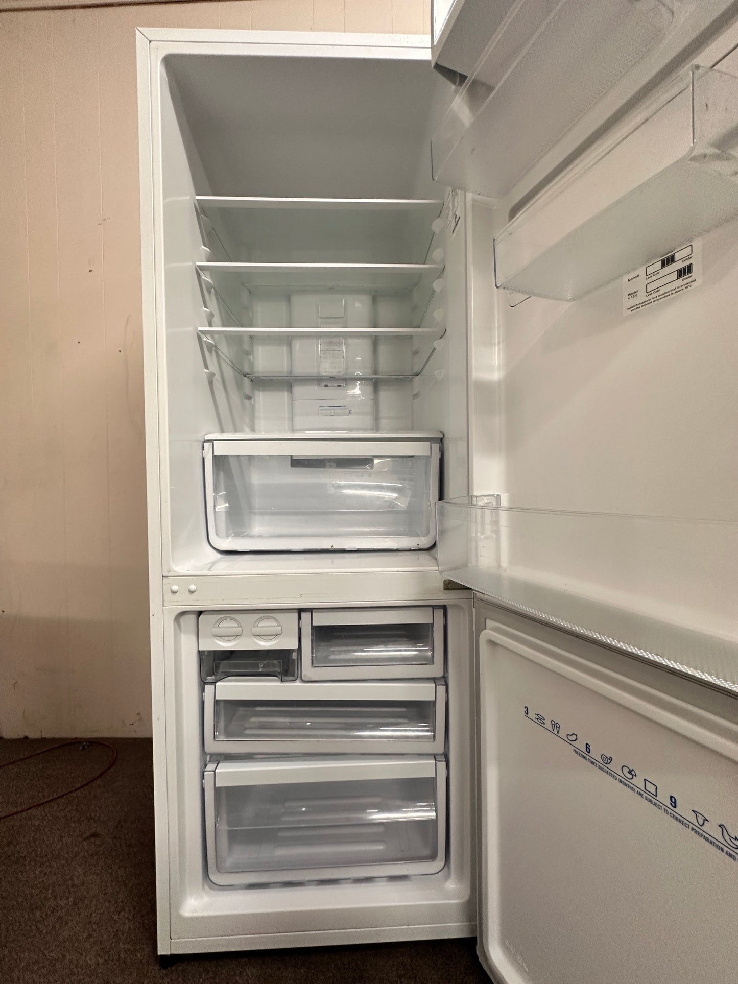 Westinghouse Bottom Mount Fridge Freezer 340L WBB3400WG