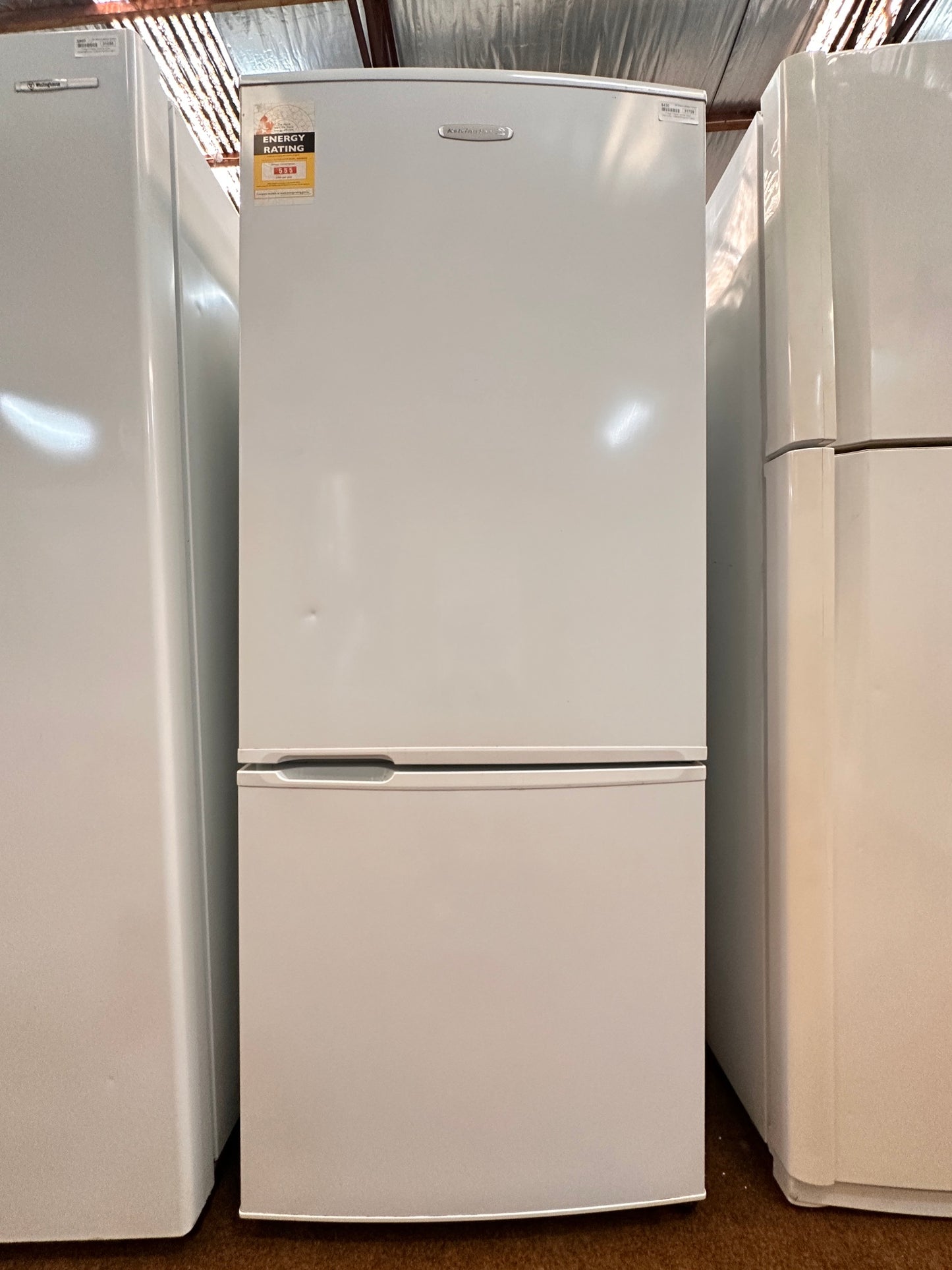 Kelvinator Bottom Mount Fridge Freezer 380L KBM3800WB-R*7