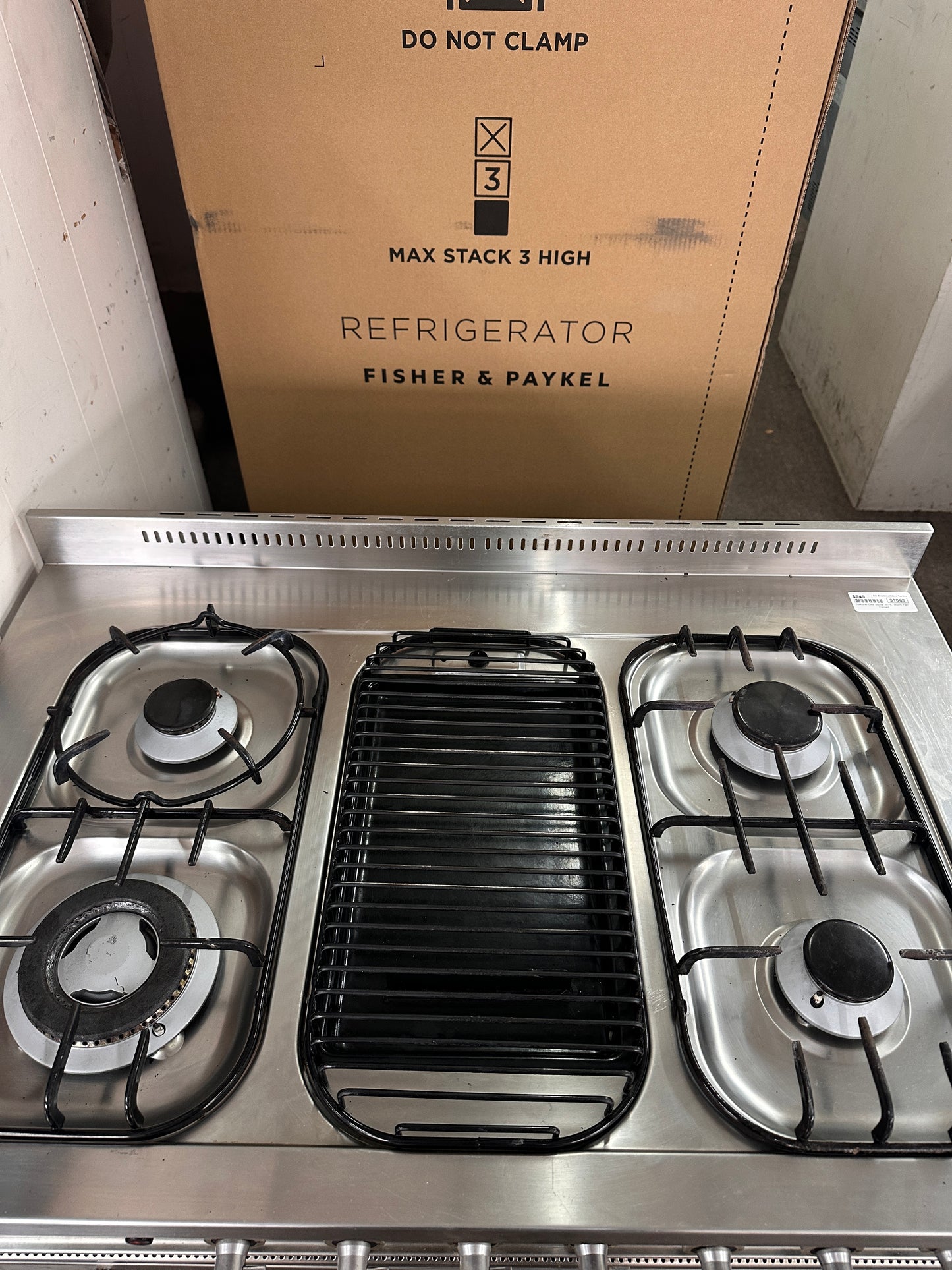 ILVE 90cm 4 Burner Fan Forced Dual Fuel Freestanding Stove