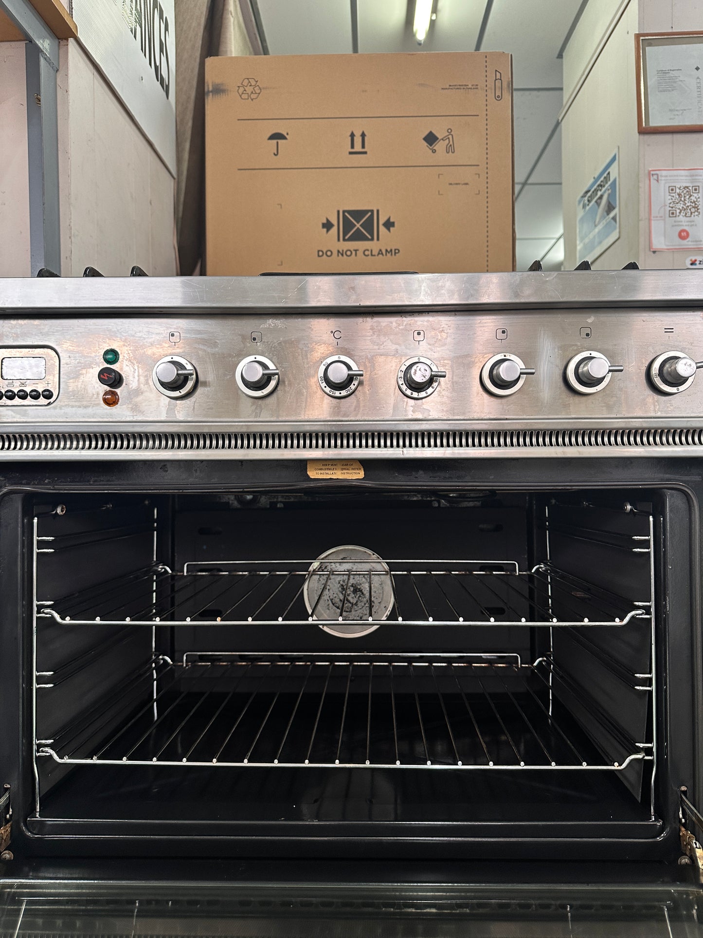 ILVE 90cm 4 Burner Fan Forced Dual Fuel Freestanding Stove