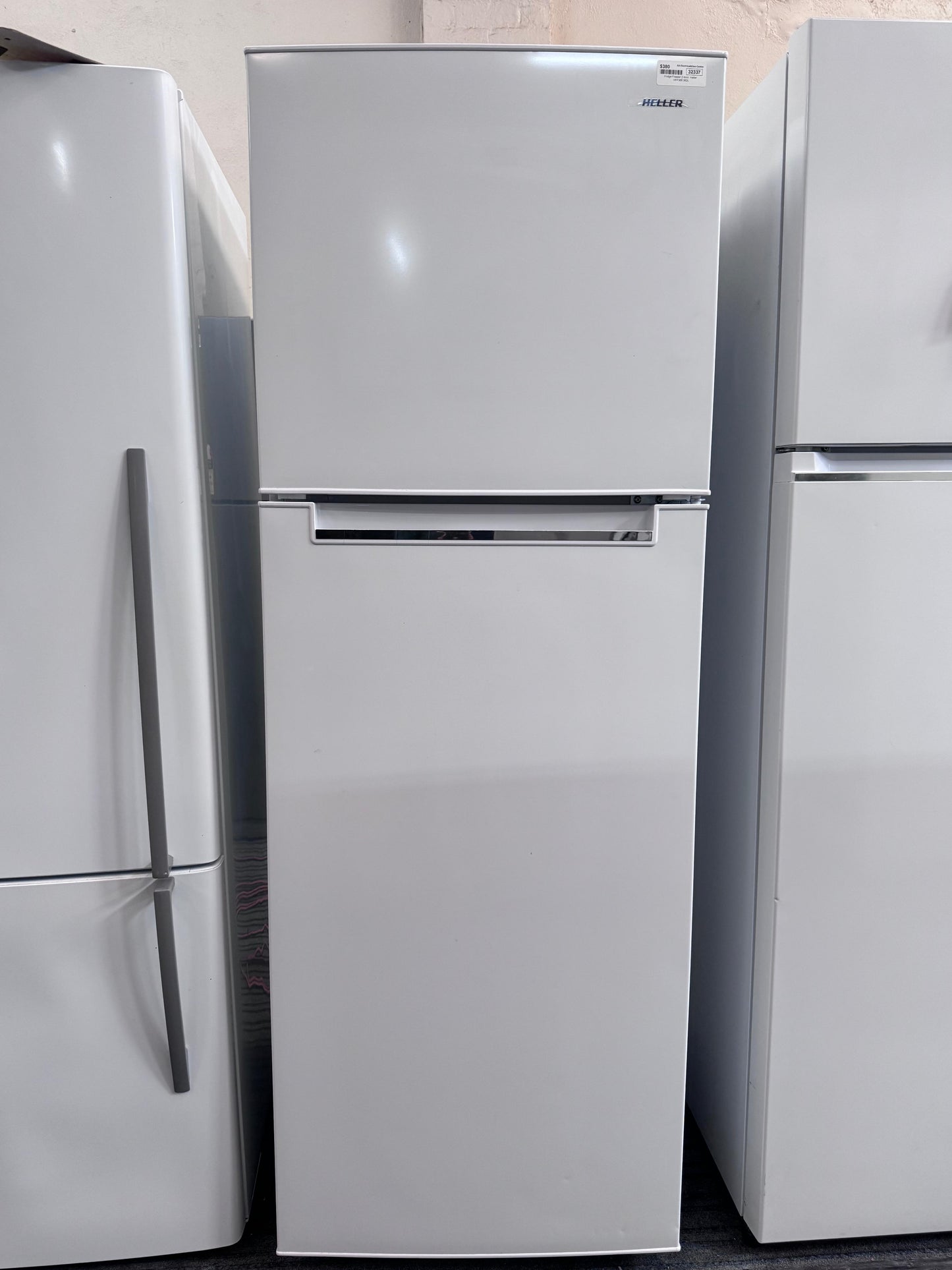 Heller Top Mount Fridge Freezer 362L, 6 months warranty (32337 M)