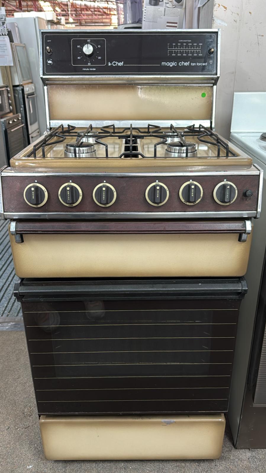 Chef 54cm Natural Gas Freestanding Stove, Magic Chef (32509)