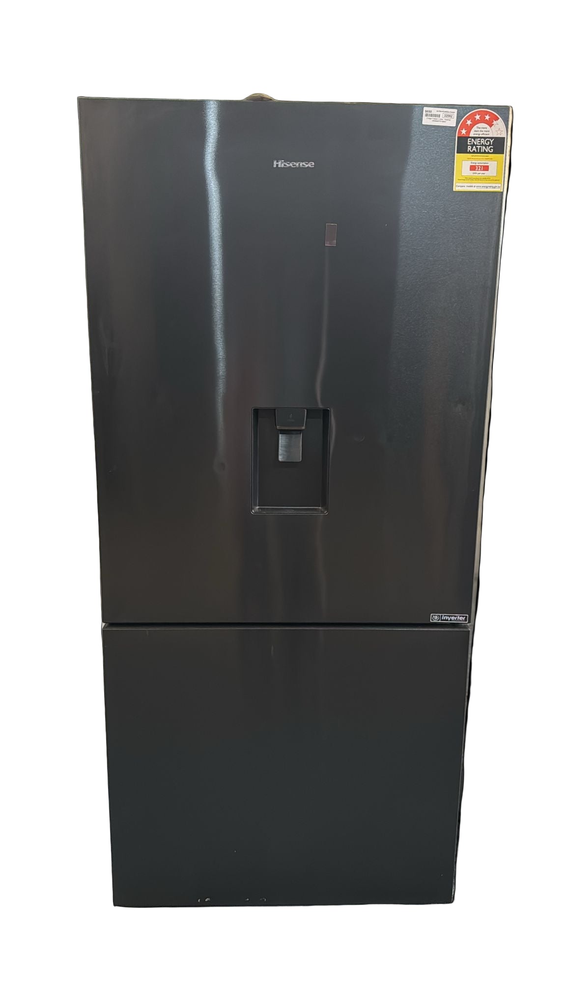 Hisense Bottom Mount Fridge Freezer 518L, HR6BMFF518BW (32562)