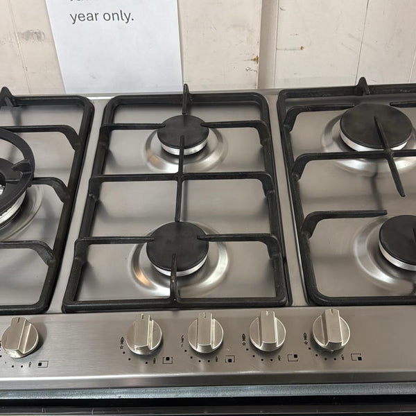 Euro 86cm Natural Gas Cook Top, Stainless Steel, Sienna (32591)