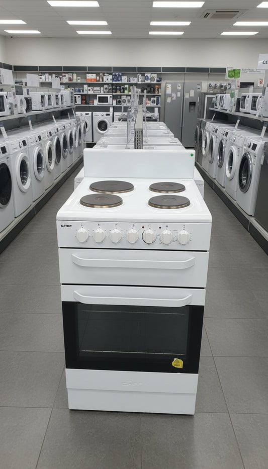 Chef 535 Freestanding Electric Stove 54cm, 6 Months Warranty (32559)