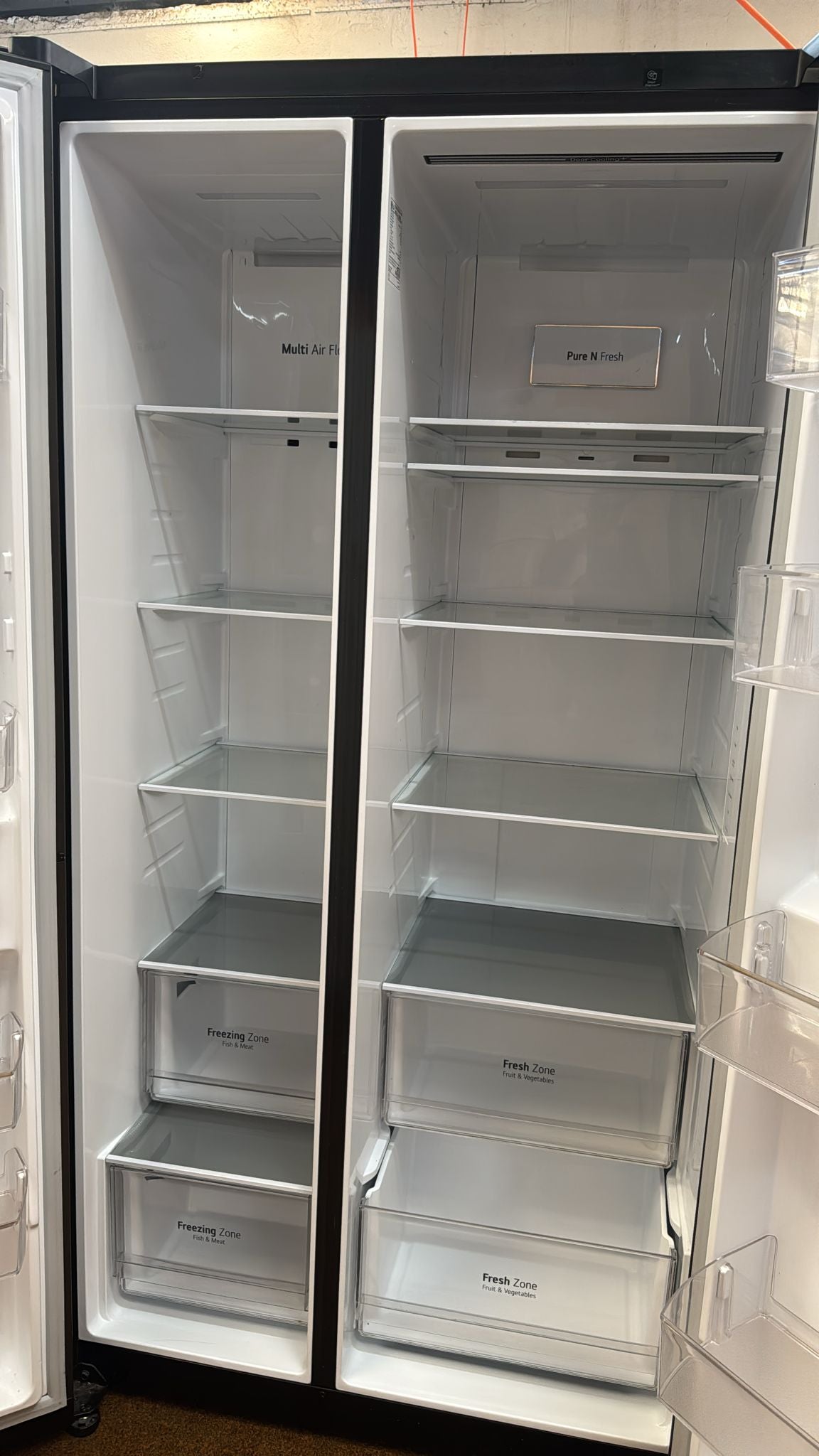 LG Side by Side Fridge Freezer 655L GSB655MBL (32603)